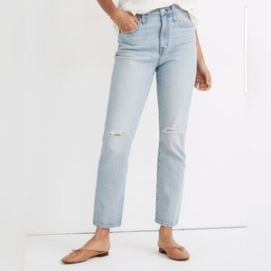 Madewell | The High-Rise Slim Crop Boyjean